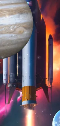 Liquid Rocket Spacecraft Live Wallpaper