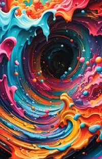 Liquid Water Art Paint Live Wallpaper
