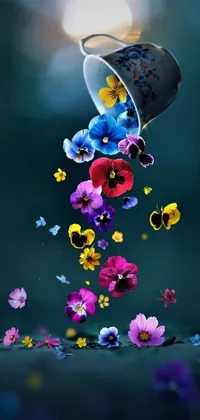 Liquid Water Flower Live Wallpaper