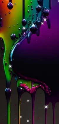 Liquid Water Green Live Wallpaper