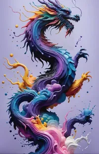 Liquid Water Purple Live Wallpaper