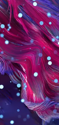 Liquid Water Purple Live Wallpaper