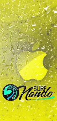 Liquid Water Yellow Live Wallpaper