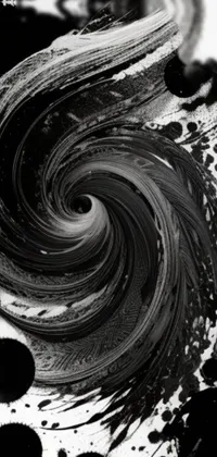 Liquid White Black Live Wallpaper