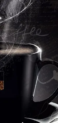 Bring your phone to life with this stunning coffee-themed live wallpaper