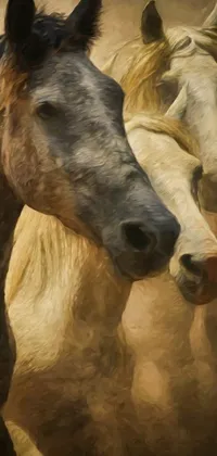 Mammal Head Horse Live Wallpaper