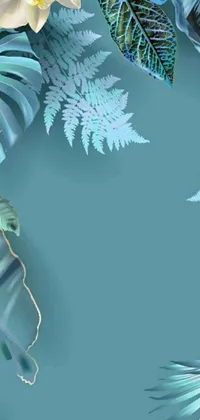 Mammal Leaf Blue Live Wallpaper