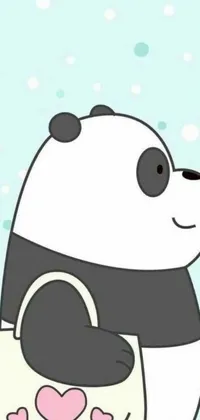 Panda So Cute.  Cute panda wallpaper, Wallpaper iphone cute, Kawaii  wallpaper