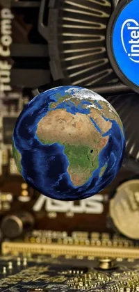 Map Sphere World Live Wallpaper