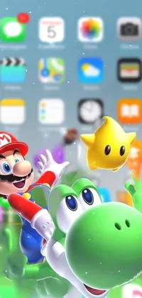 Mario Vertebrate Product Live Wallpaper