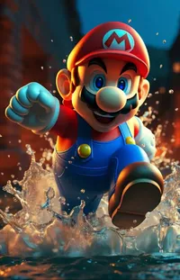 Mario World Gesture Live Wallpaper
