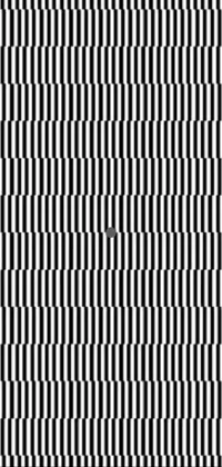 This trendy phone live wallpaper features a bold black and white striped pattern that creates a mesmerizing optical illusion
