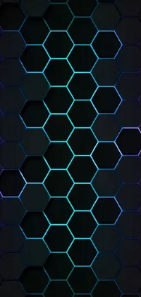 Material Property Symmetry Electric Blue Live Wallpaper