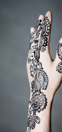 Mehndi Human Body Henna Live Wallpaper