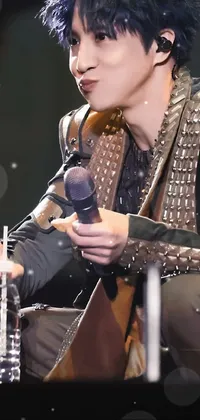 Microphone Musician String Instrument Live Wallpaper