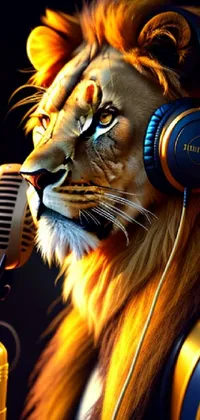 Microphone Roar Felidae Live Wallpaper