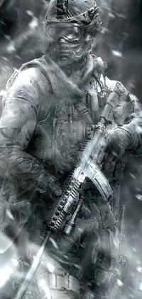 Military Person Soldier Personal Protective Equipment Live Wallpaper