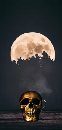 Moon Black Sky Live Wallpaper
