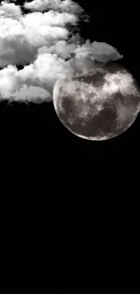 Moon Sky Cloud Live Wallpaper