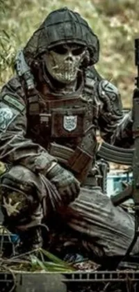 Motor Vehicle Helmet Military Uniform Live Wallpaper