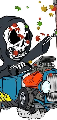 Motor Vehicle Wheel Cartoon Live Wallpaper