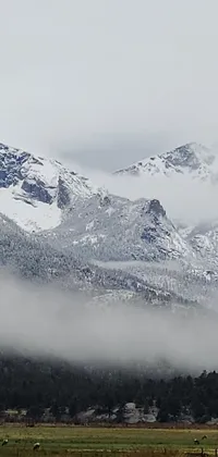 Mountain Cloud Fog Live Wallpaper