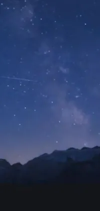 Transform your phone screen into a stunning night sky with this live wallpaper