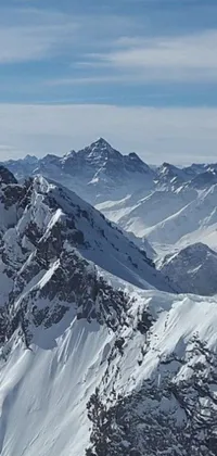 Mountain Glacial Landform Mountain Range Live Wallpaper