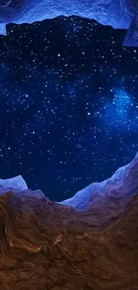 Mountain Screenshot Astronomy Live Wallpaper