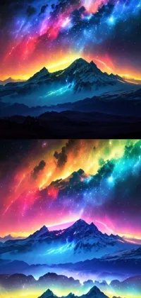 Mountain Sky Atmosphere Live Wallpaper