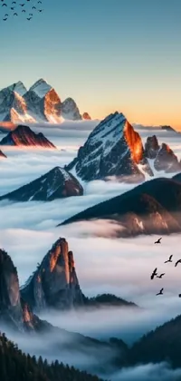 Mountain Sky Natural Landscape Live Wallpaper