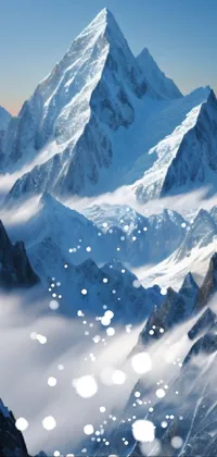 Mountain Sky Snow Live Wallpaper