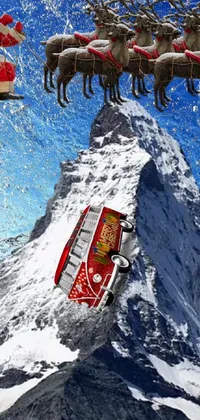 Mountain World Snow Live Wallpaper