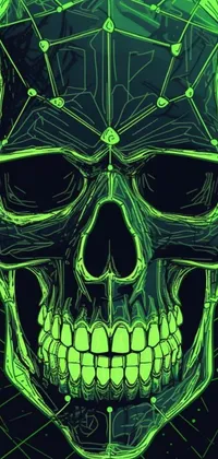 Mouth Green Jaw Live Wallpaper