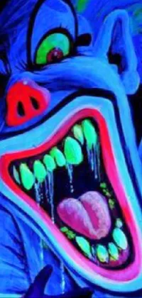 Mouth Jaw Paint Live Wallpaper