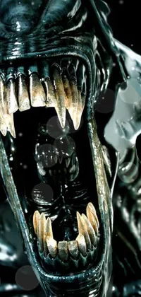 Mouth Jaw Sculpture Live Wallpaper