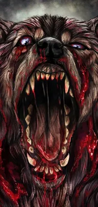 Mouth Mythical Creature Jaw Live Wallpaper