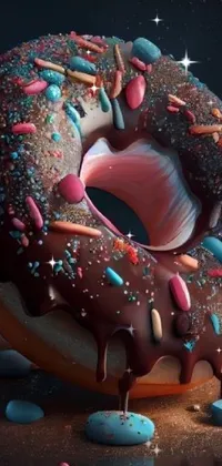 Mouth Organism Pink Live Wallpaper