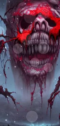 Mouth Paint Jaw Live Wallpaper