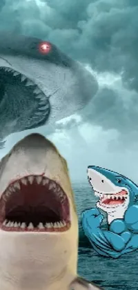 Mouth Requiem Shark Facial Expression Live Wallpaper