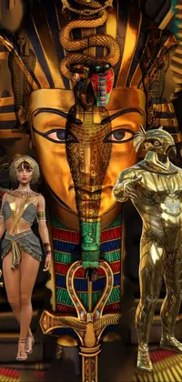 Induce ancient Egyptian charm to your phone with this marvelous live wallpaper