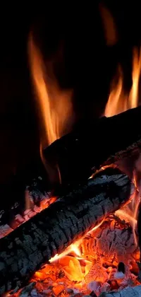 Muscle Charcoal Flame Live Wallpaper