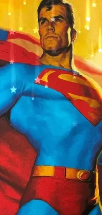 Muscle Superman Gesture Live Wallpaper