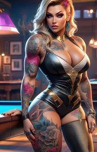 Muscle Thigh Tattoo Live Wallpaper