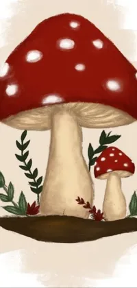 Mushroom Ingredient Terrestrial Plant Live Wallpaper