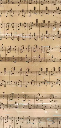 Music Sheet Music Font Live Wallpaper