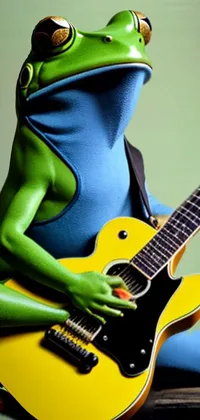 Musical Instrument Guitar Frog Live Wallpaper