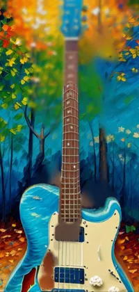 Musical Instrument Guitar Plant Live Wallpaper