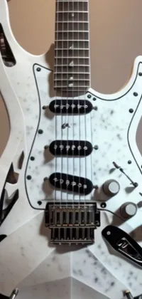 Musical Instrument Guitar White Live Wallpaper