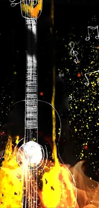 Musical Instrument Light Guitar Accessory Live Wallpaper